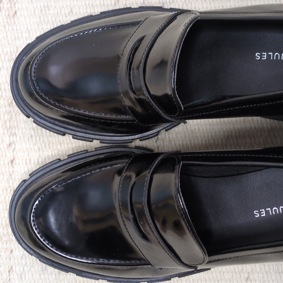 Sincerely Jules Lug Sole Penny Loafers - Picture 8 of 11